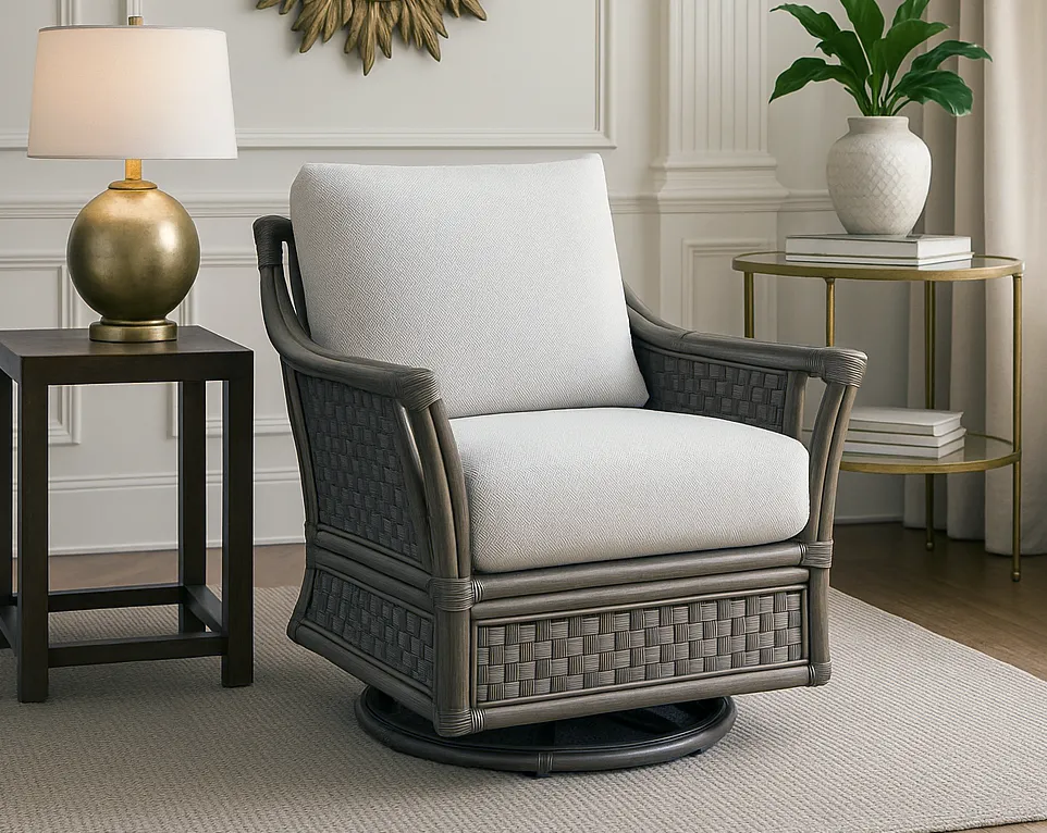 Boca Rattan Chair Grey (+28 finishes +69 fabrics) 12 Boca Rattan Chair Grey (+28 finishes +69 fabrics)