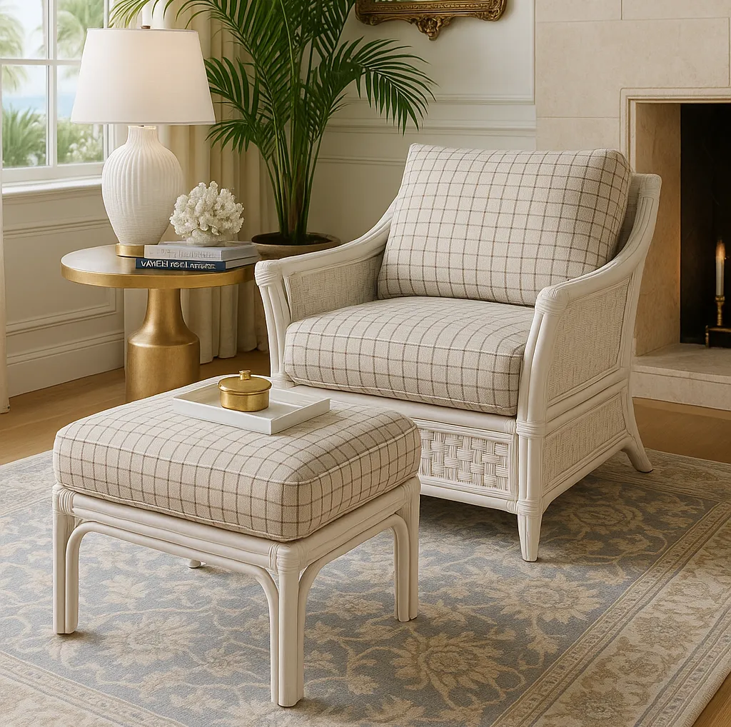 Boca Rattan Chair Grey (+28 finishes +69 fabrics) 5 Boca Rattan Chair Grey (+28 finishes +69 fabrics)