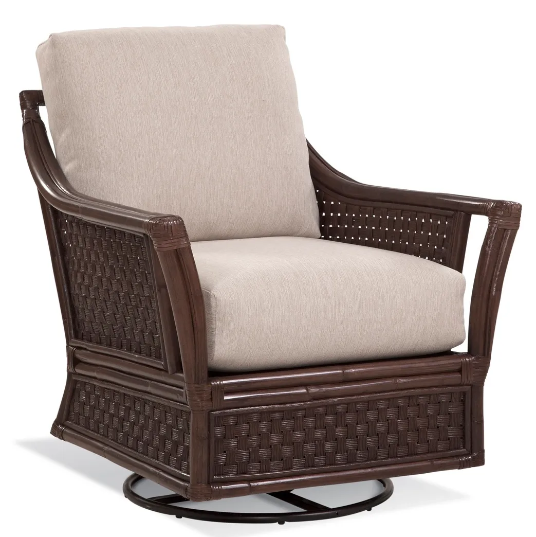 Boca Rattan Swivel Glider Java (+28 finishes +69 fabrics)