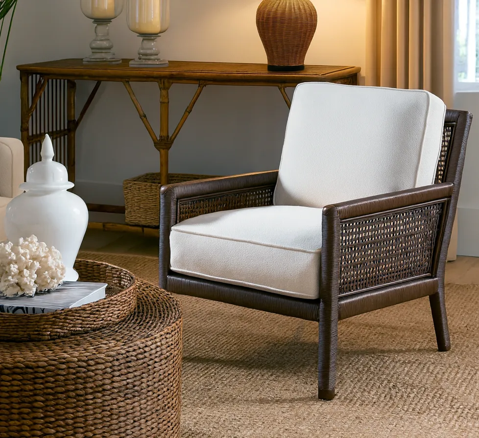 Pine Isle Rattan Chair Java (+28 finishes +65 fabrics) 2 Pine Isle Rattan Chair Java (+28 finishes +65 fabrics)