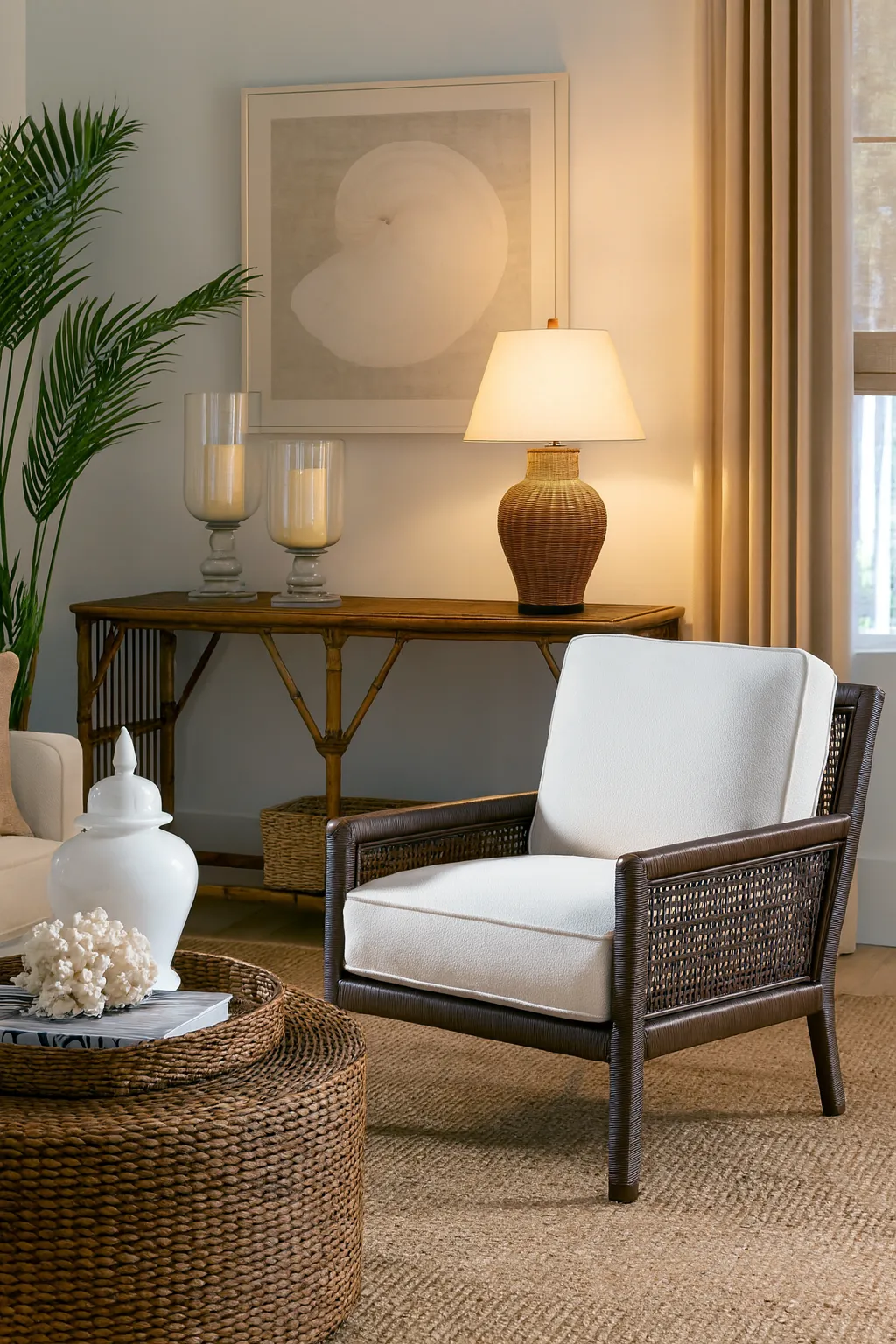 Pine Isle Rattan Chair Java (+28 finishes +65 fabrics) 3 Pine Isle Rattan Chair Java (+28 finishes +65 fabrics)