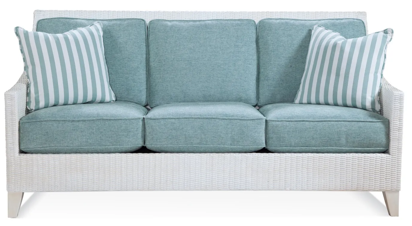 Long Beach 76" Rattan Sofa Green (+28 finishes +69 fabrics) 3 Long Beach 76" Rattan Sofa Green (+28 finishes +69 fabrics)