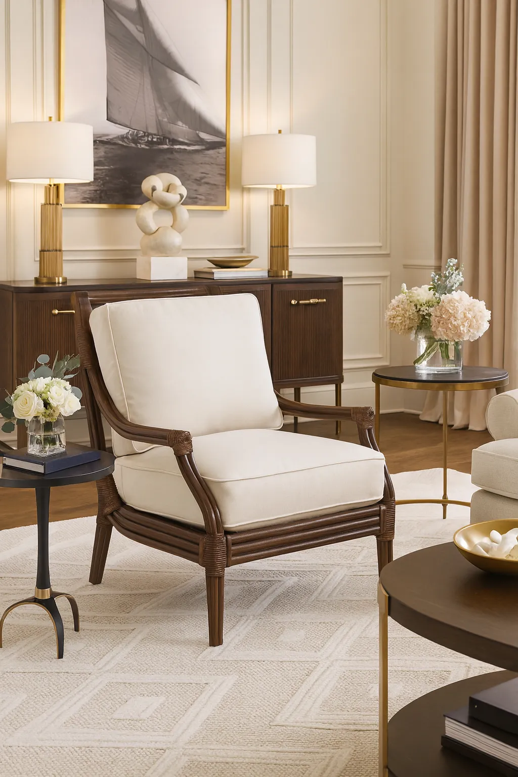 Inveron Rattan Accent Chair (+28 finishes +69 fabrics) 6 Inveron Rattan Accent Chair (+28 finishes +69 fabrics)
