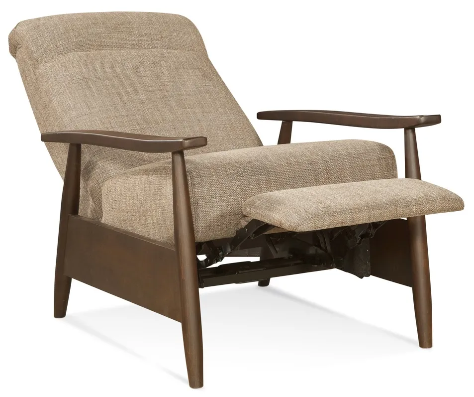 Koenig Mid Century Modern Recliner Brown (+28 finishes +69 fabrics) 3 Koenig Mid Century Modern Recliner Brown (+28 finishes +69 fabrics)