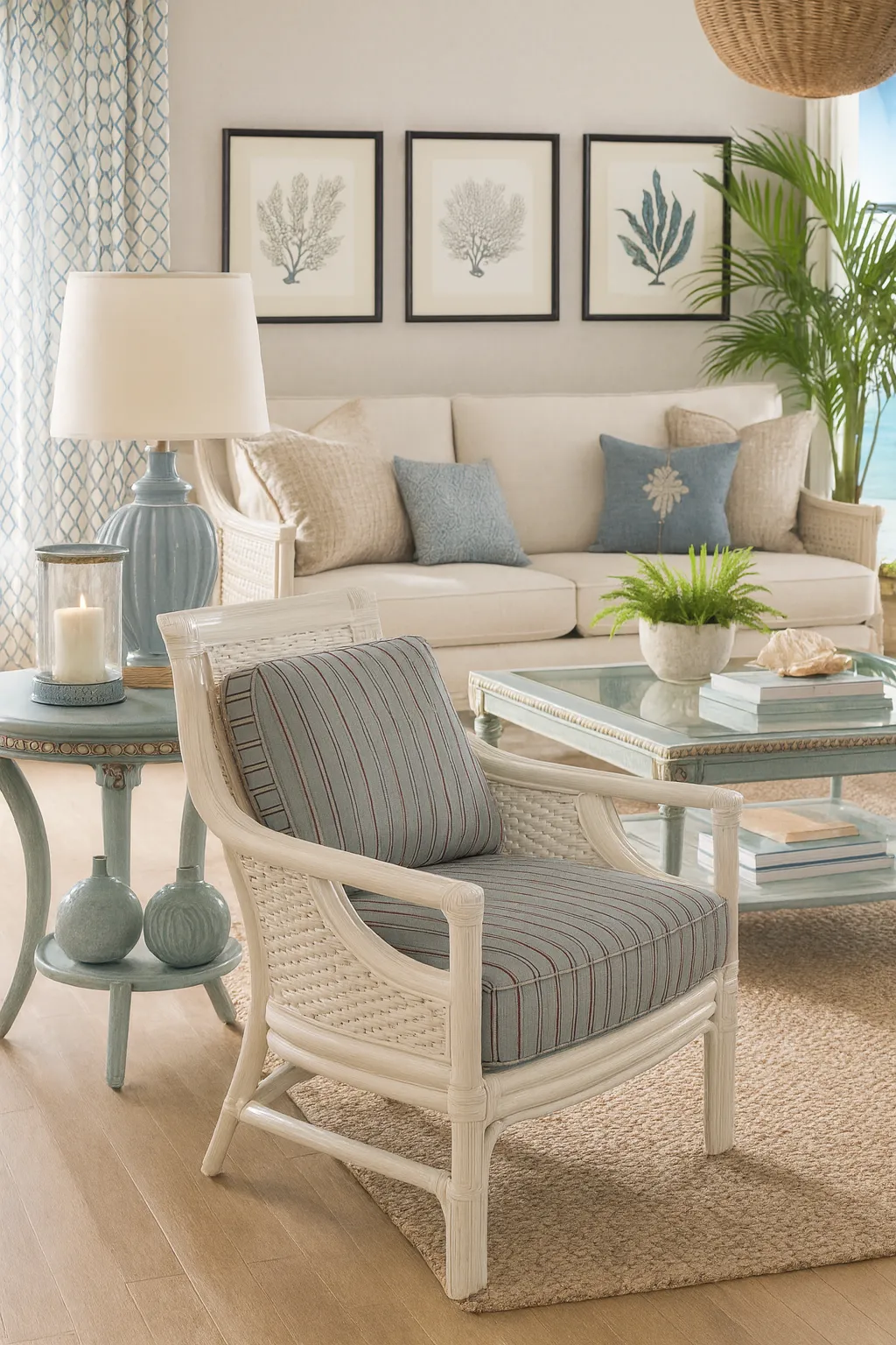 🌴 Southport Rattan Accent Chair (+28 finishes +69 fabrics) 4 🌴 Southport Rattan Accent Chair (+28 finishes +69 fabrics)