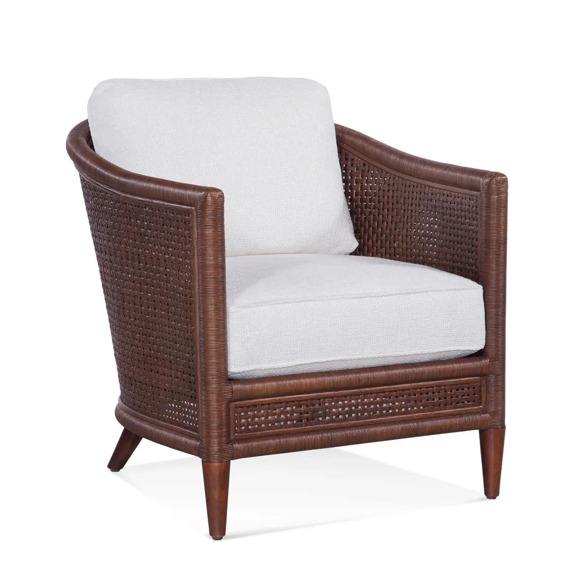 Mesa Rattan Accent Chair White (+28 finishes +69 fabrics) 1 Mesa Rattan Accent Chair White (+28 finishes +69 fabrics)