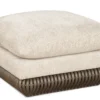 Tulum 34" Square Rattan Ottoman (+28 finishes +69 fabrics)