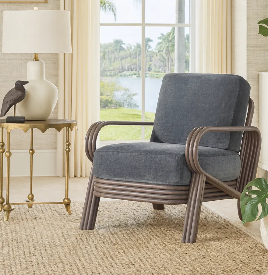 Remo Rattan Accent Chair Green (+28 finishes +69 fabrics) 11 Remo Rattan Accent Chair Green (+28 finishes +69 fabrics)