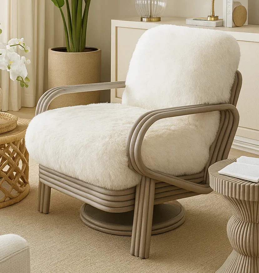 Remo Rattan Accent Chair Green (+28 finishes +69 fabrics) 13 Remo Rattan Accent Chair Green (+28 finishes +69 fabrics)
