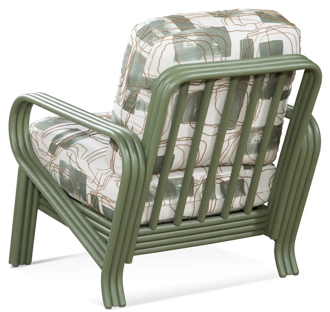 Remo Rattan Accent Chair Green (+28 finishes +69 fabrics) 2 Remo Rattan Accent Chair Green (+28 finishes +69 fabrics)