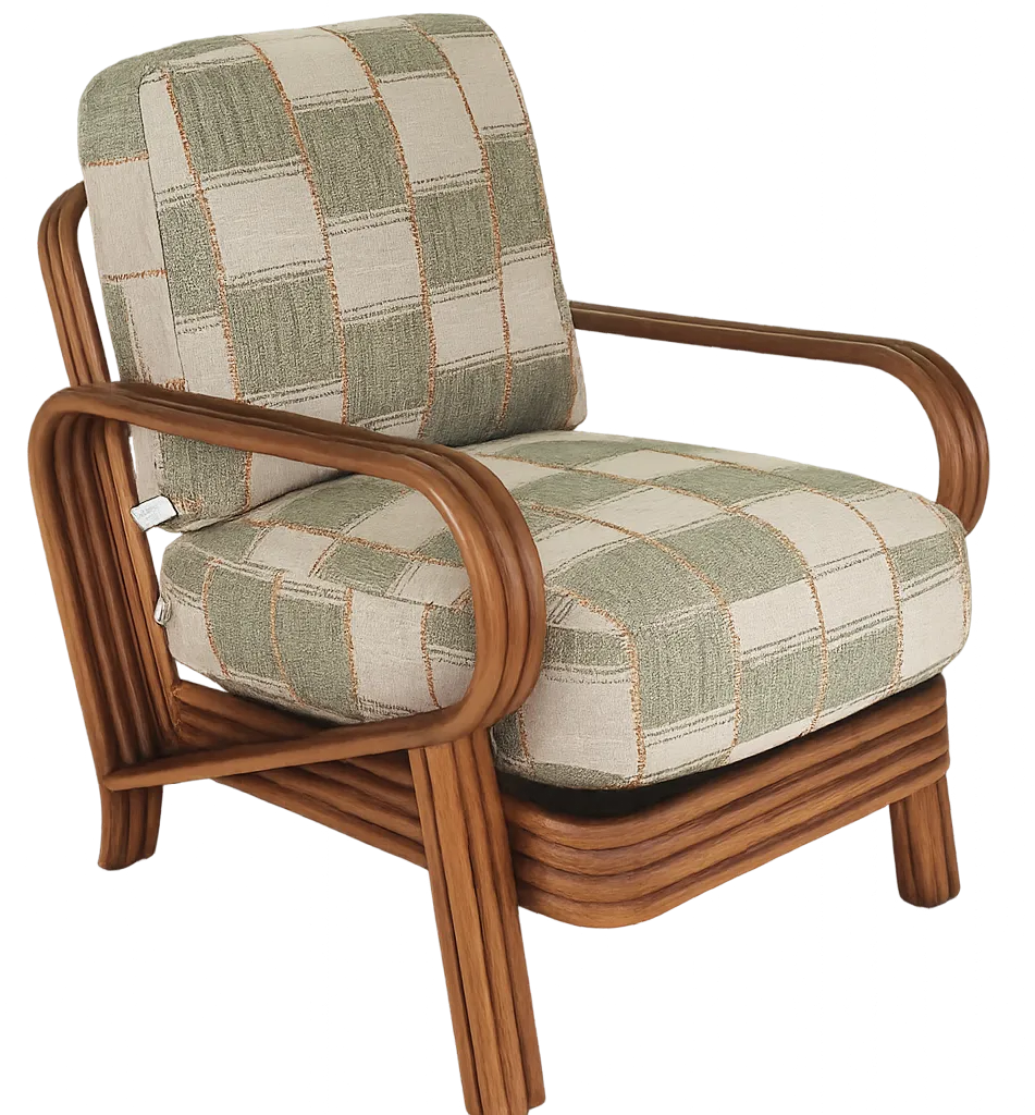 Remo Rattan Accent Chair Green (+28 finishes +69 fabrics) 5 Remo Rattan Accent Chair Green (+28 finishes +69 fabrics)