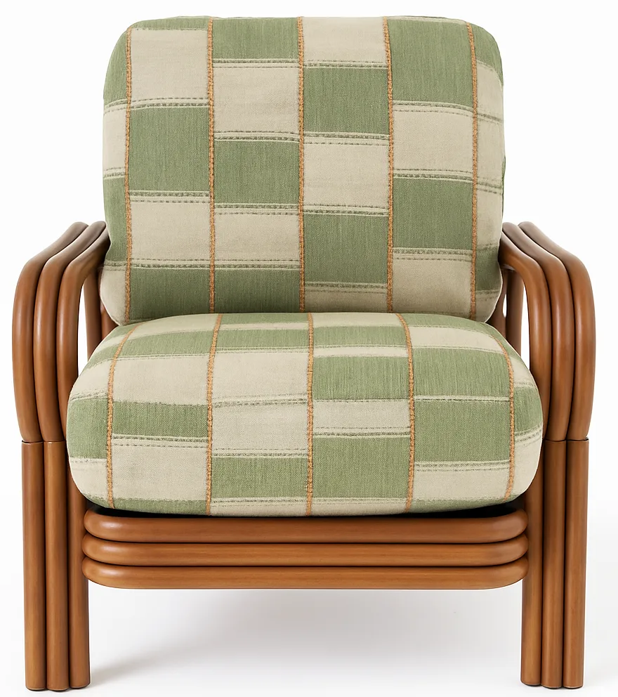 Remo Rattan Accent Chair Green (+28 finishes +69 fabrics) 6 Remo Rattan Accent Chair Green (+28 finishes +69 fabrics)