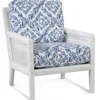 Pine Isle Rattan Chair Frost (+28 finishes +65 fabrics)