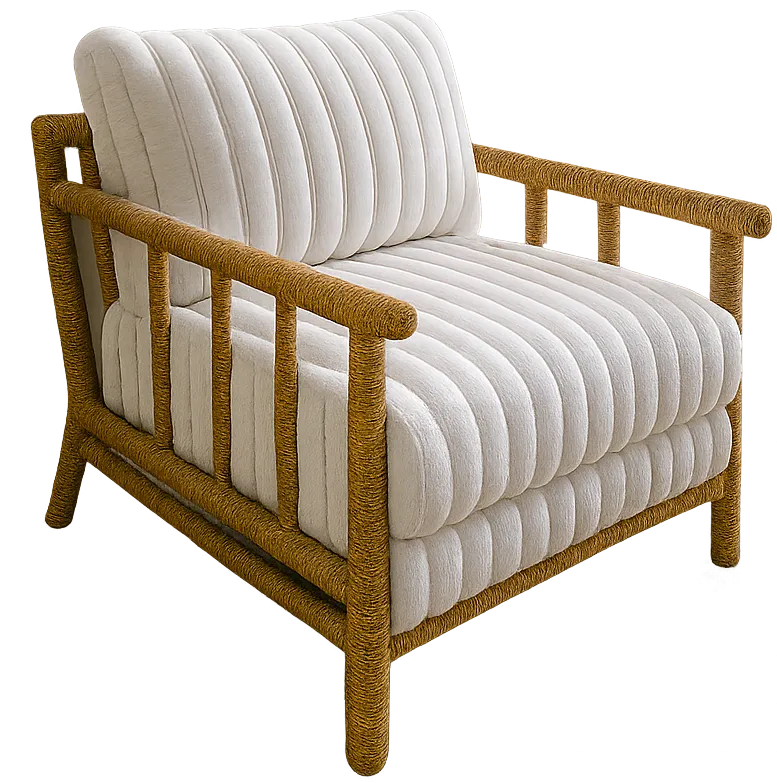 Santa Ana Accent Chair Honey (+28 finishes +65 fabrics)