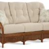 Everglade 76" Rattan Sofa Tan (+28 finishes - 69 fabrics)