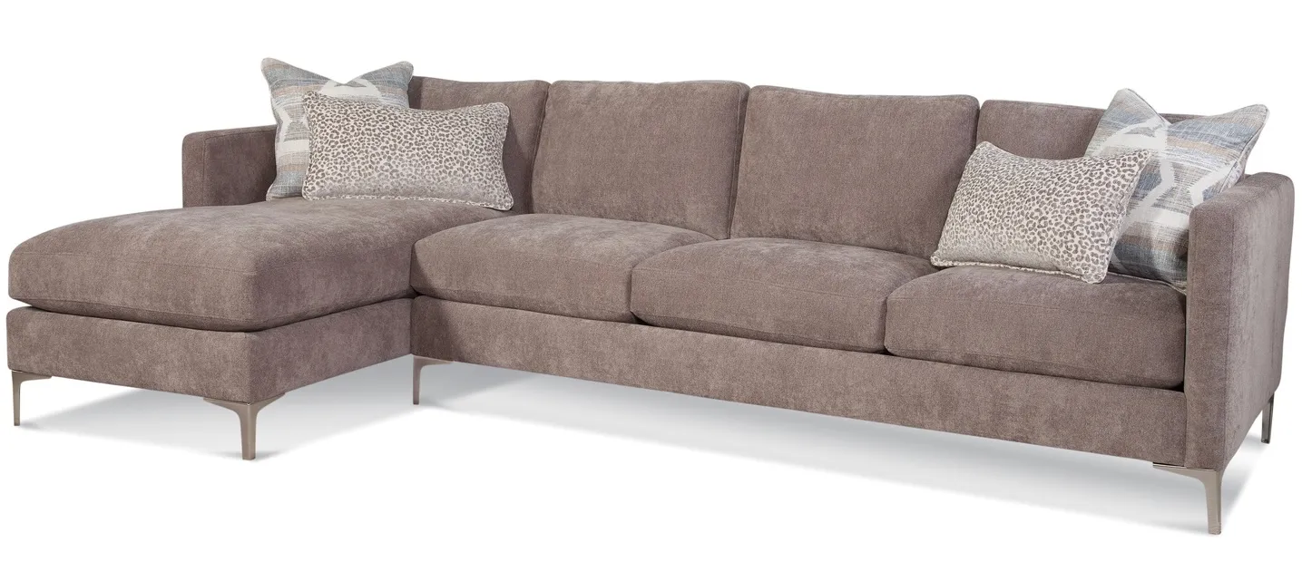 Lenox Chaise Sectional (Metal leg) +69 fabrics 2 Lenox Chaise Sectional (Metal leg) +69 fabrics