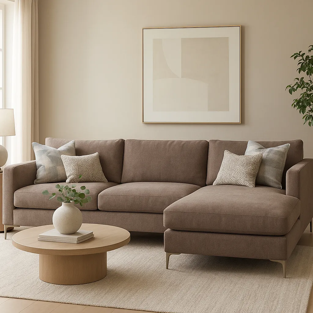 Lenox Chaise Sectional (Metal leg) +69 fabrics 6 Lenox Chaise Sectional (Metal leg) +69 fabrics