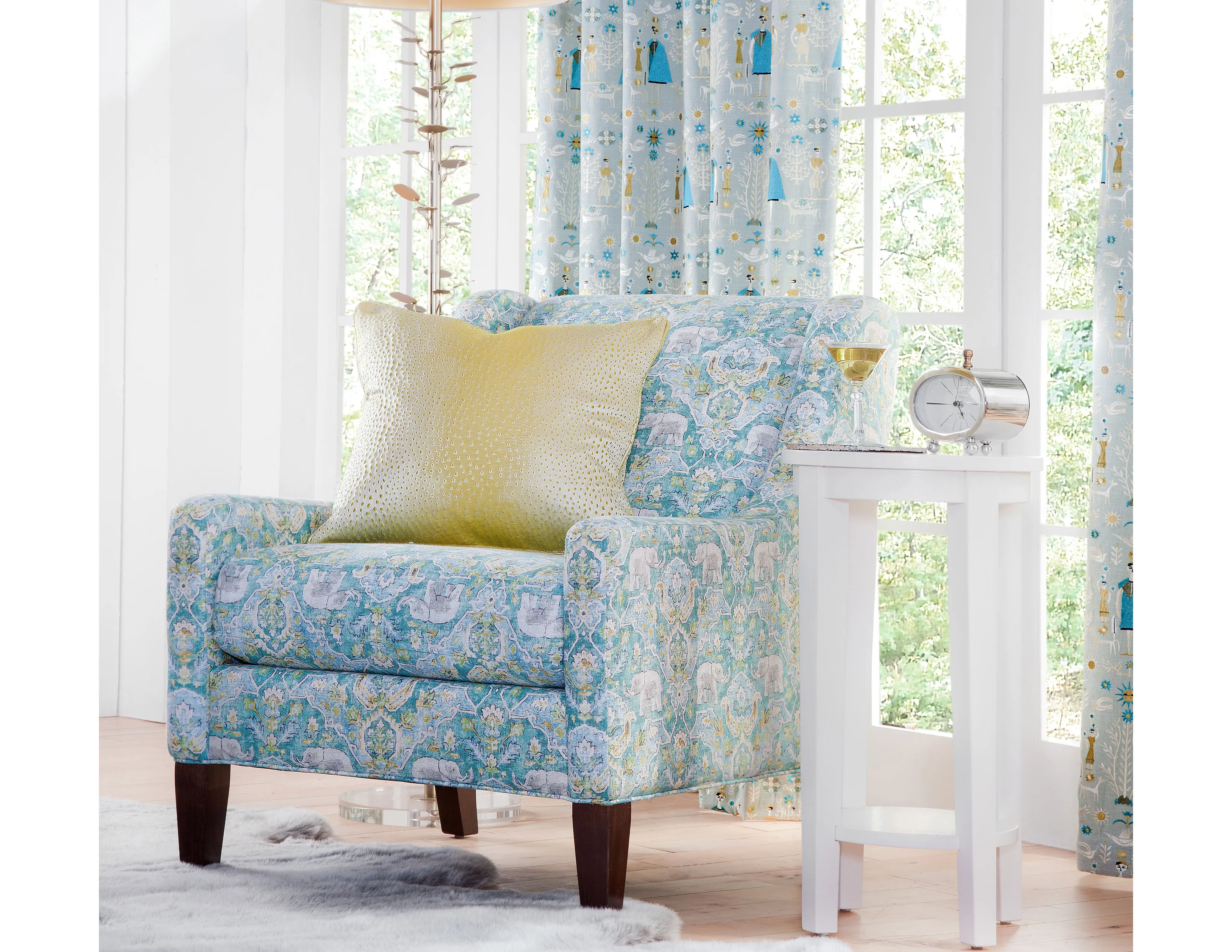 Henry Accent Chair (Custom fabric and finish) 7 Henry Accent Chair (Custom fabric and finish)
