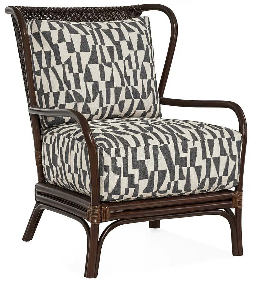 Sven Rattan Accent Chair Blue (+28 finishes +65 fabrics) 4 Sven Rattan Accent Chair Blue (+28 finishes +65 fabrics)