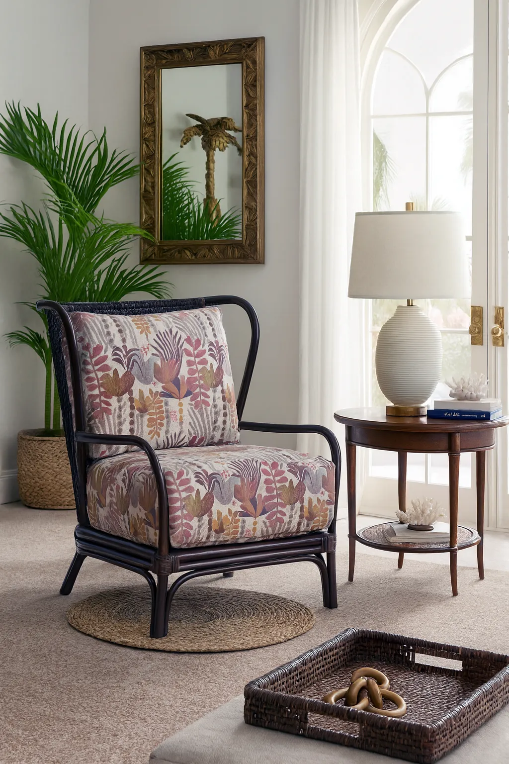 Sven Rattan Accent Chair Blue (+28 finishes +65 fabrics) 9 Sven Rattan Accent Chair Blue (+28 finishes +65 fabrics)
