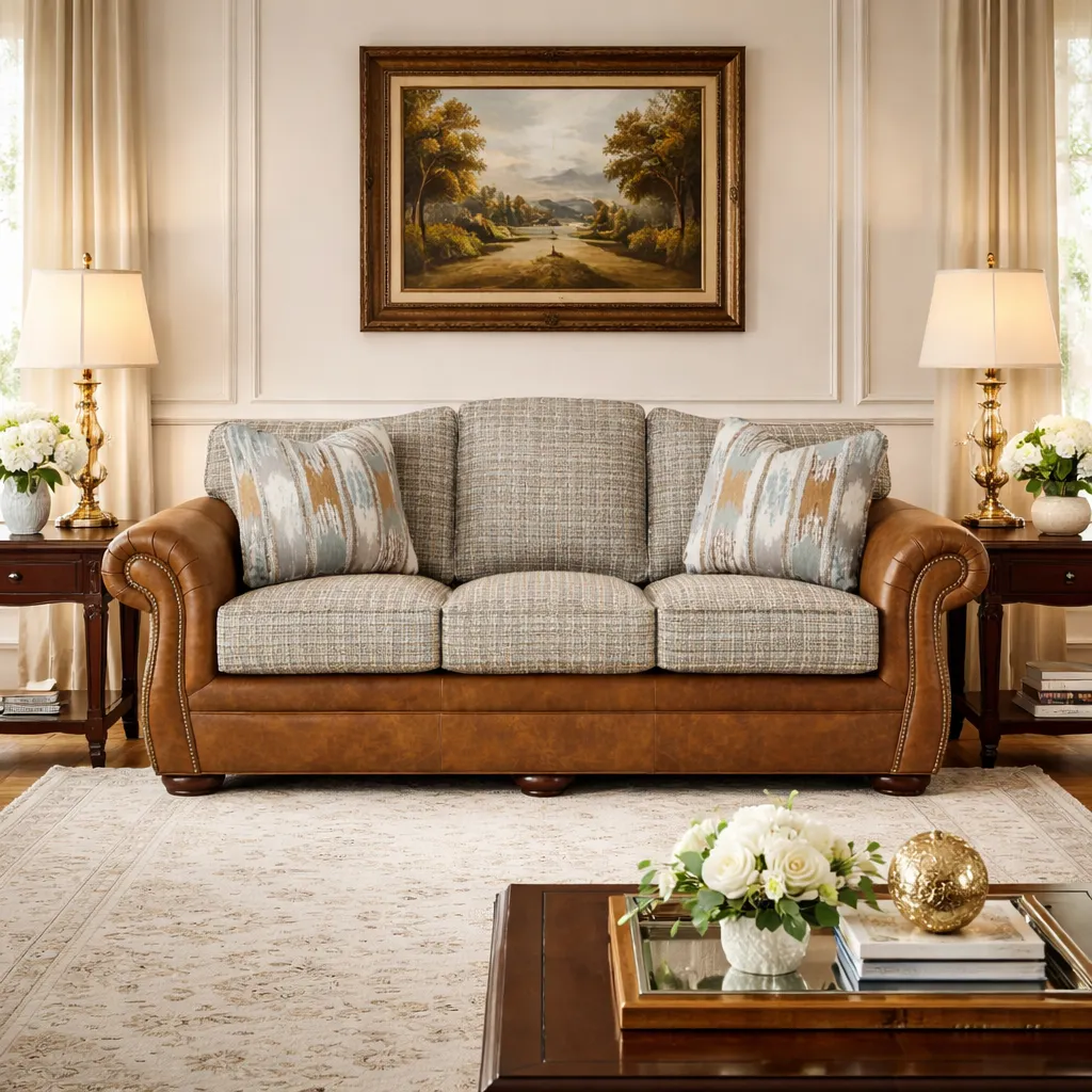 Grandover 2685 Leather/Fabric Sofa 92" (+40 leathers +100 fabrics) 6 Grandover 2685 Leather/Fabric Sofa 92" (+40 leathers +100 fabrics)