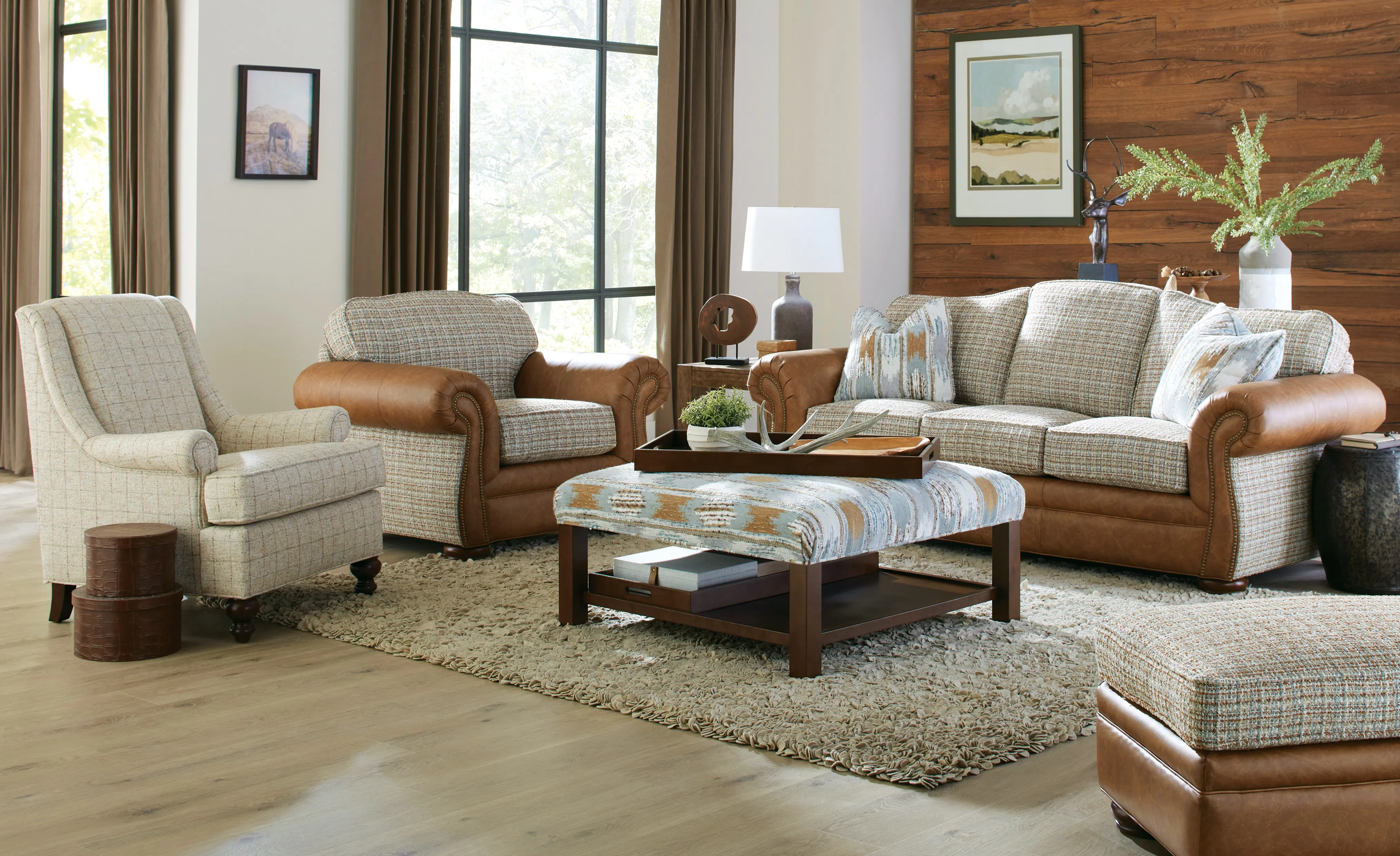 Grandover 2685 Leather/Fabric Sofa 92" (+40 leathers +100 fabrics) 7 Grandover 2685 Leather/Fabric Sofa 92" (+40 leathers +100 fabrics)