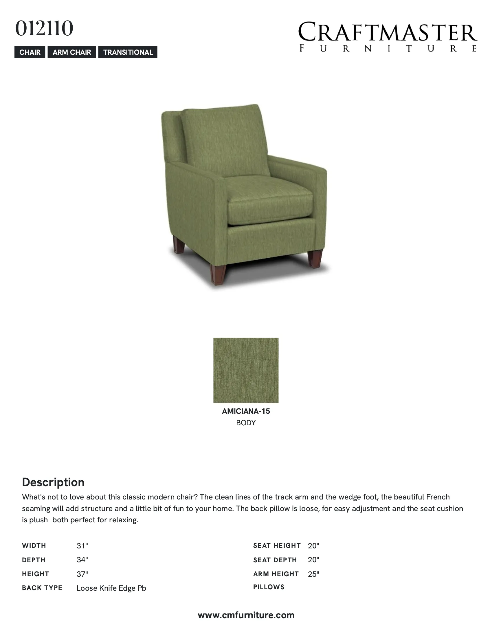 Symphony 0121 Chair (+100 performance fabrics) 6 Symphony 0121 Chair (+100 performance fabrics)