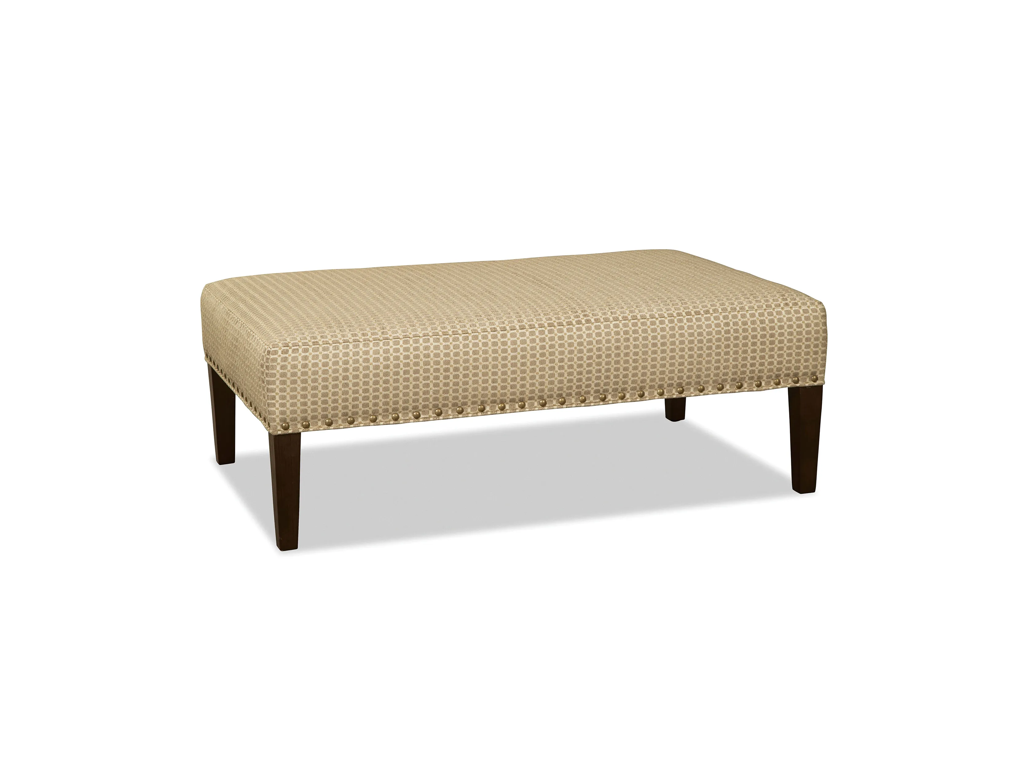 Texas 48" x 30" Nailhead Ottoman (Performance fabrics) 78200 4 Texas 48" x 30" Nailhead Ottoman (Performance fabrics) 78200