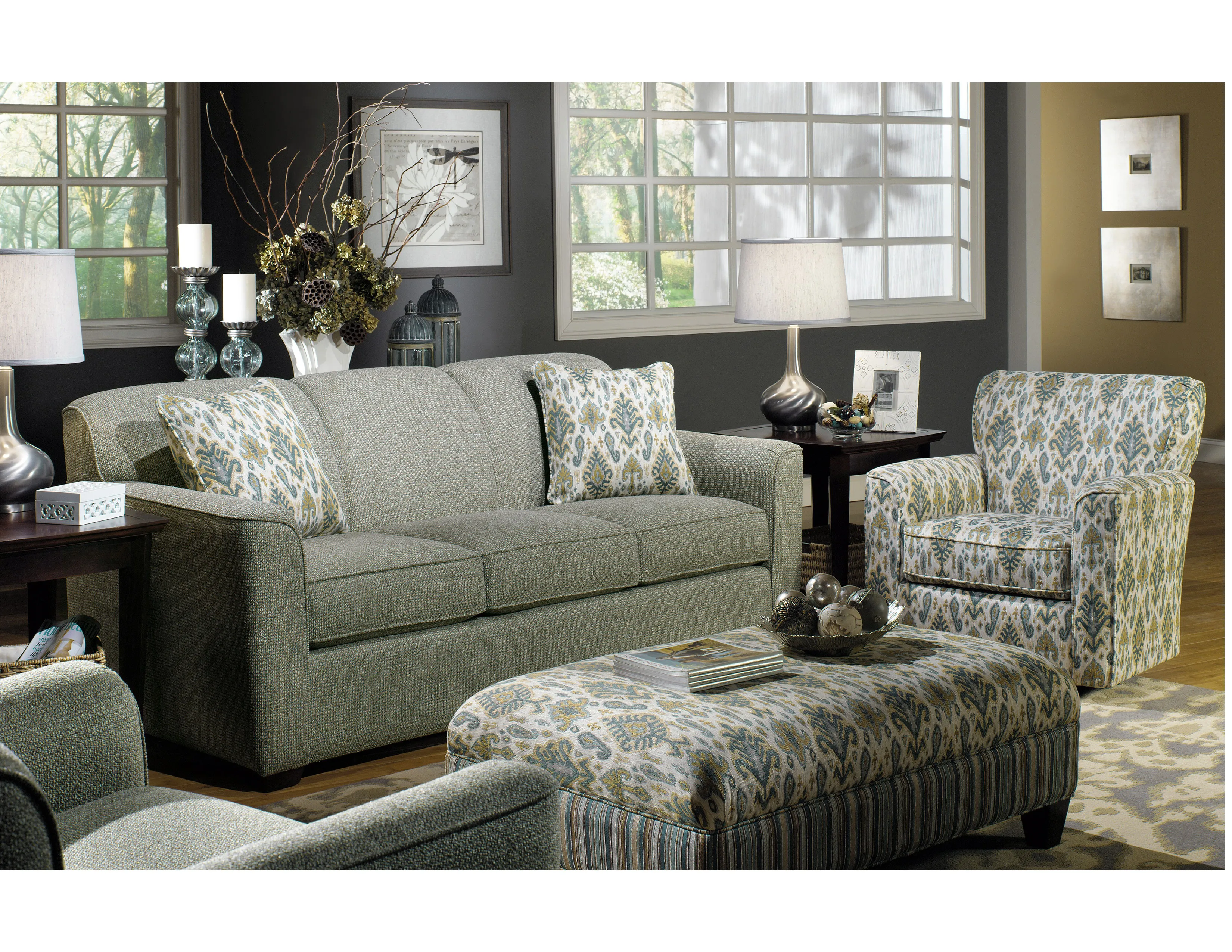 Rosie 82" Sofa (Performance fabrics) 7255 2 Rosie 82" Sofa (Performance fabrics) 7255