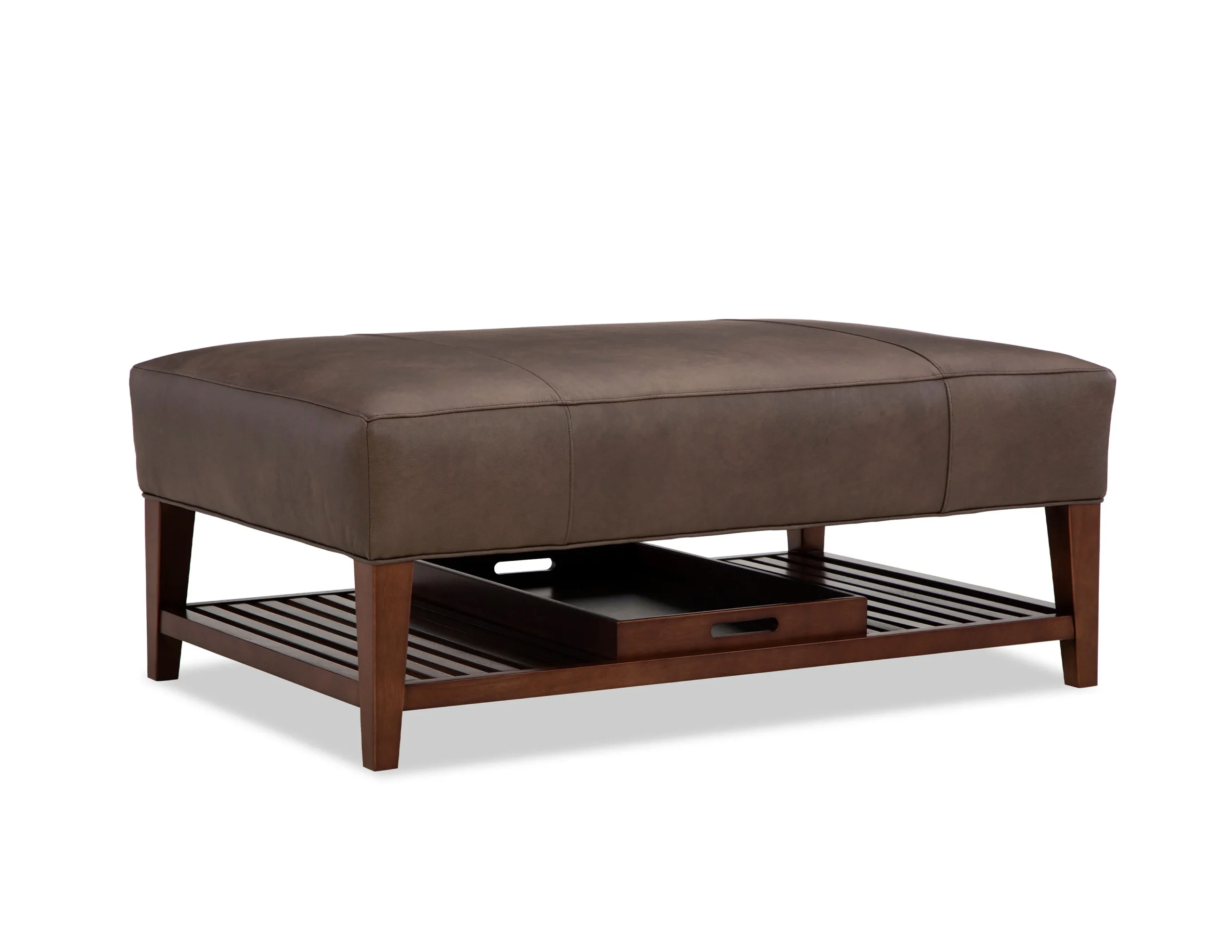 Lexington Top-Grain Leather 48" x 32" Ottoman (Leather choices) L068500 1 Lexington Top-Grain Leather 48" x 32" Ottoman (Leather choices) L068500