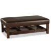 Lincoln Top-Grain Leather 58" x 33" Ottoman (Leather choices) L034500 9 Lincoln Top-Grain Leather 58" x 33" Ottoman (Leather choices) L034500