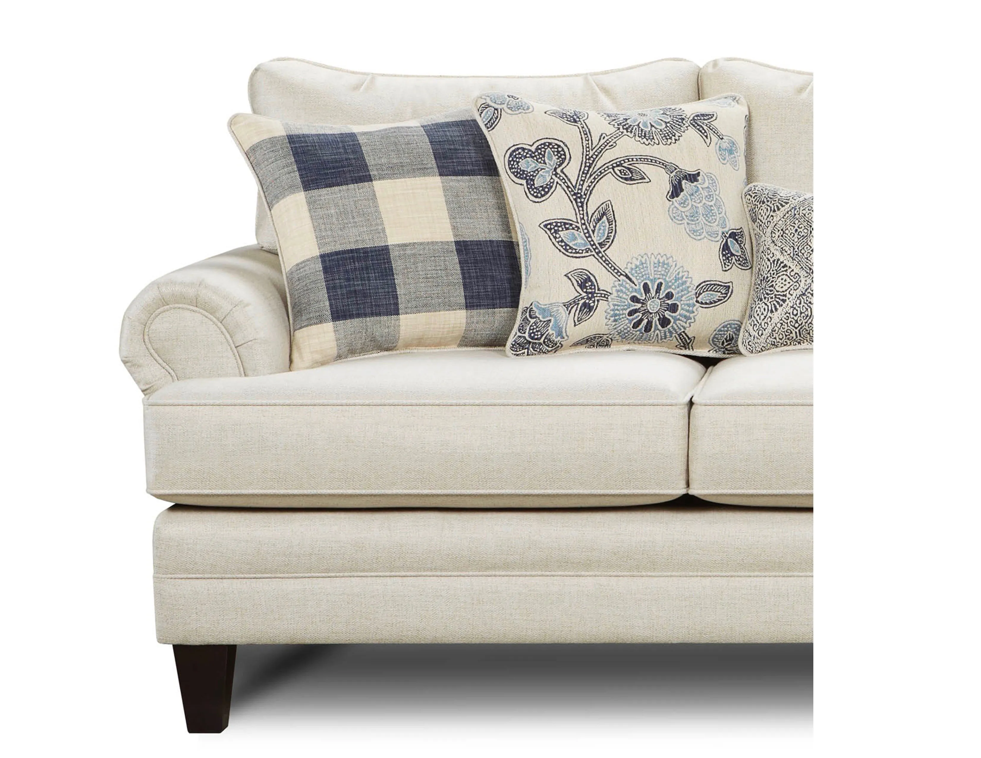 Catalina 96" Linen 4 Piece Living Room (Includes sofa, 2 chairs and cocktail ottoman) 4 Catalina 96" Linen 4 Piece Living Room (Includes sofa, 2 chairs and cocktail ottoman)