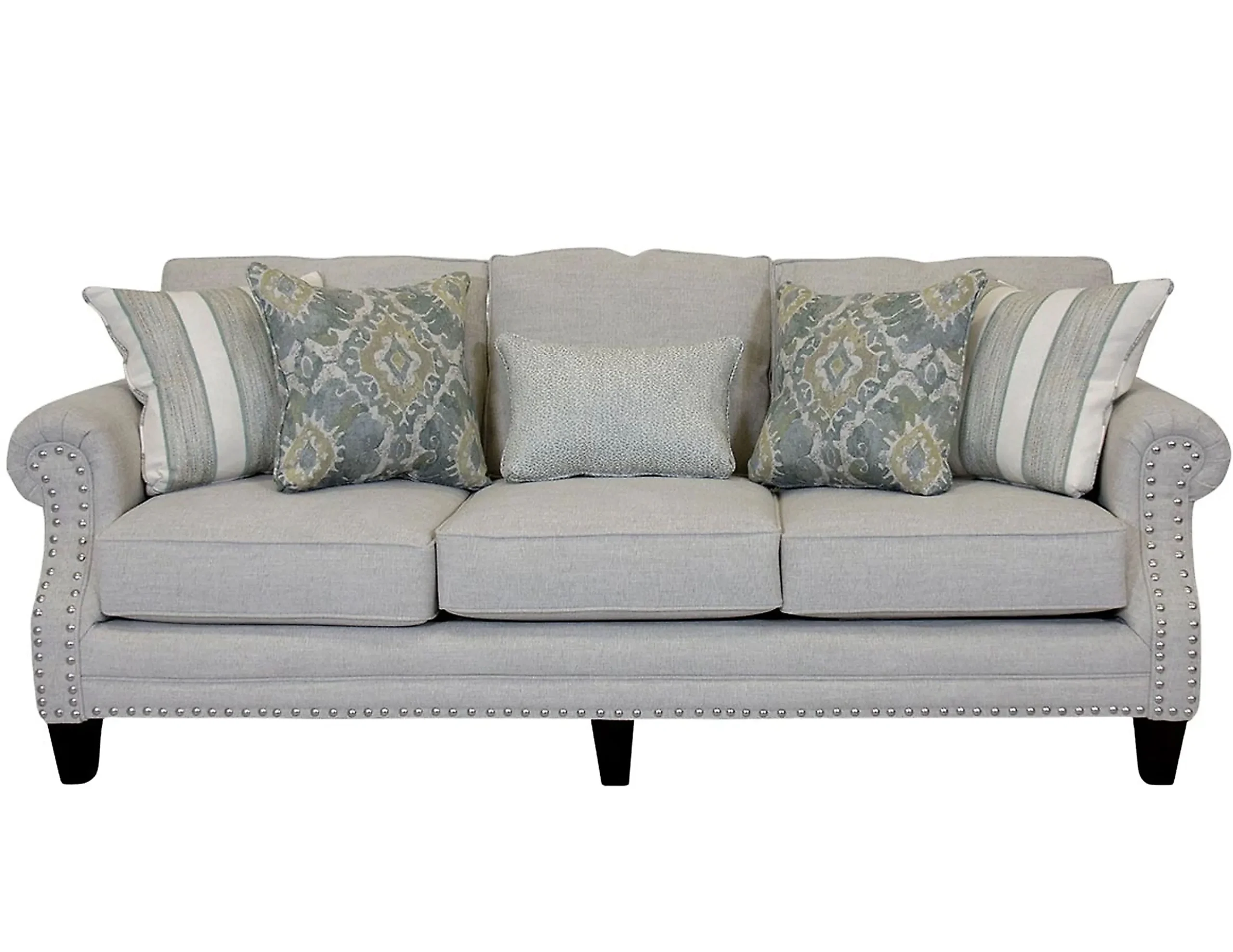 Lamont Aluminum 91" Sofa (Includes Pillows) 1 Lamont Aluminum 91" Sofa (Includes Pillows)