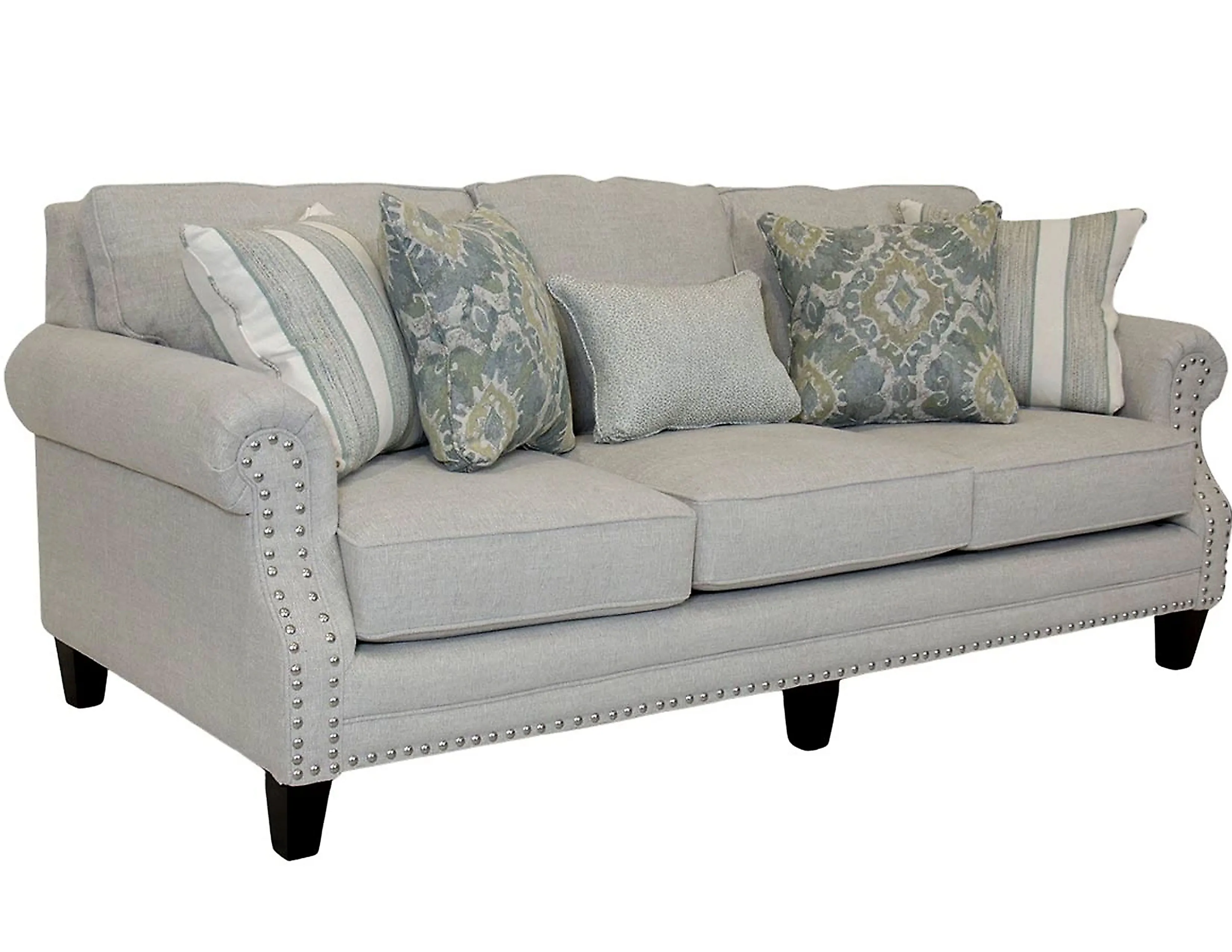 Lamont Aluminum 91" Sofa (Includes Pillows) 2 Lamont Aluminum 91" Sofa (Includes Pillows)