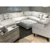 Mare Ivory 5 Piece Sectional (Chaise Left Side) Includes Pillows