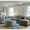 Palm Beach Iron Five Piece Sectional Sectional (Includes Pillows)