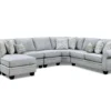 Satisfaction Metal Four Piece Sectional (Chaise Left Side) Includes pillows