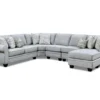 Satisfaction Metal Four Piece Sectional (Chaise Right Side) Includes pillows