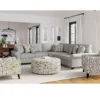 Satisfaction Metal Three Piece Sectional (Includes pillows) 6 Satisfaction Metal Three Piece Sectional (Includes pillows)