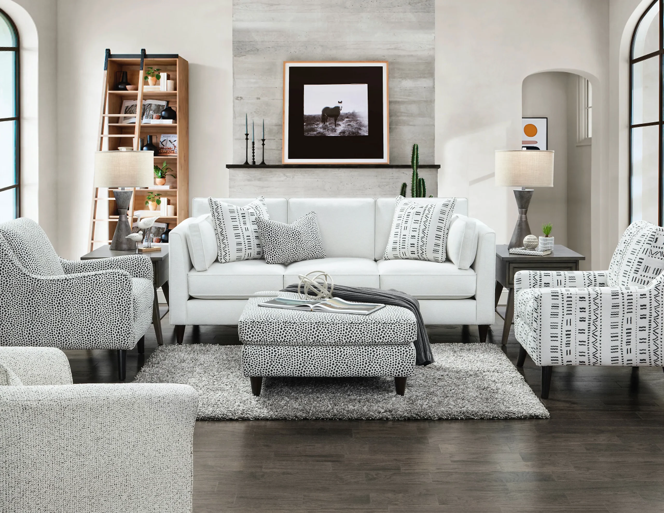 Winston Salt 4 Piece Living Room (Includes Sofa, 2 Chair and Cocktail Ottoman) 1 Winston Salt 4 Piece Living Room (Includes Sofa, 2 Chair and Cocktail Ottoman)