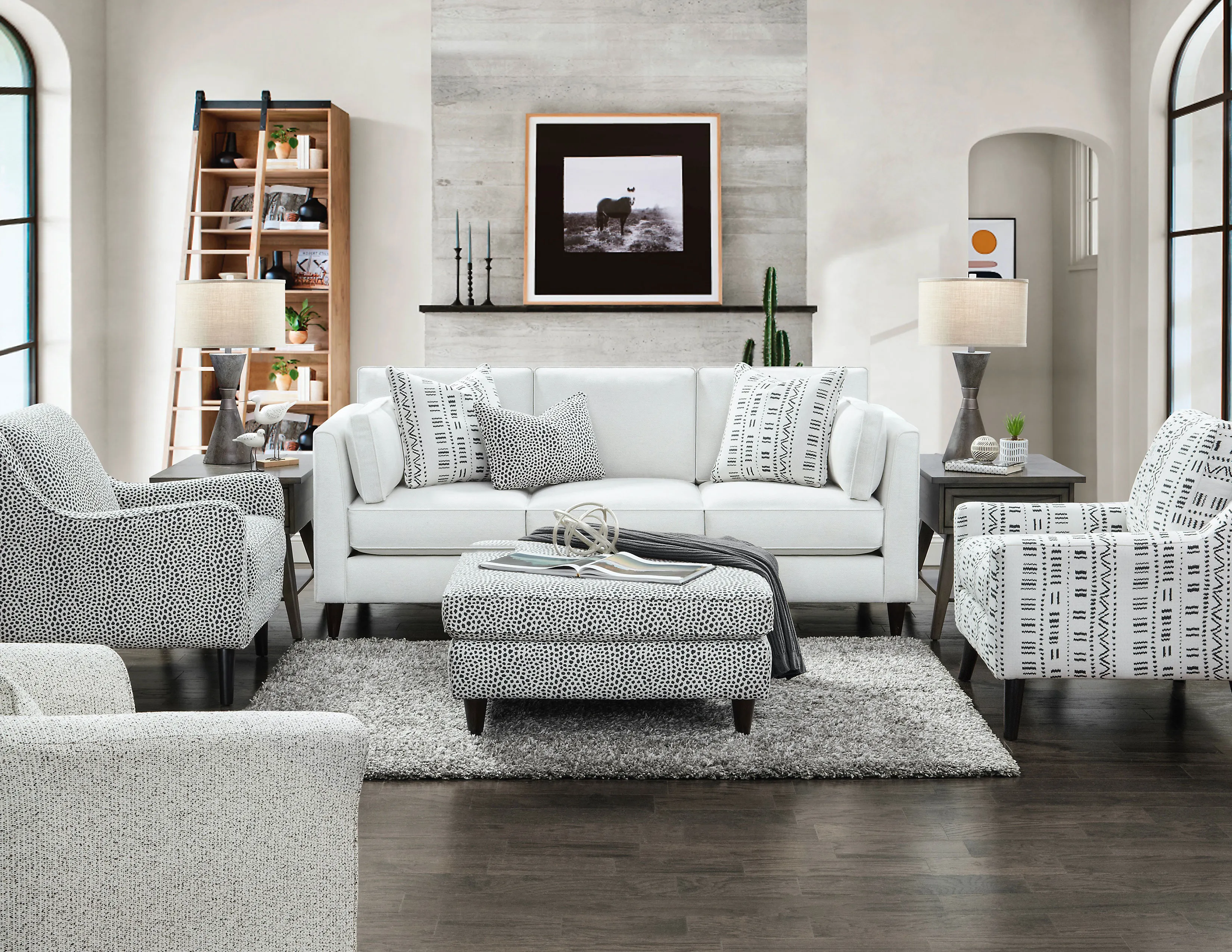 Winston Salt 4 Piece Living Room (Includes Sofa, 2 Chair and Cocktail Ottoman) 1 Winston Salt 4 Piece Living Room (Includes Sofa, 2 Chair and Cocktail Ottoman)
