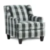 Block Party Ebony Accent Chair (Performance Fabric)