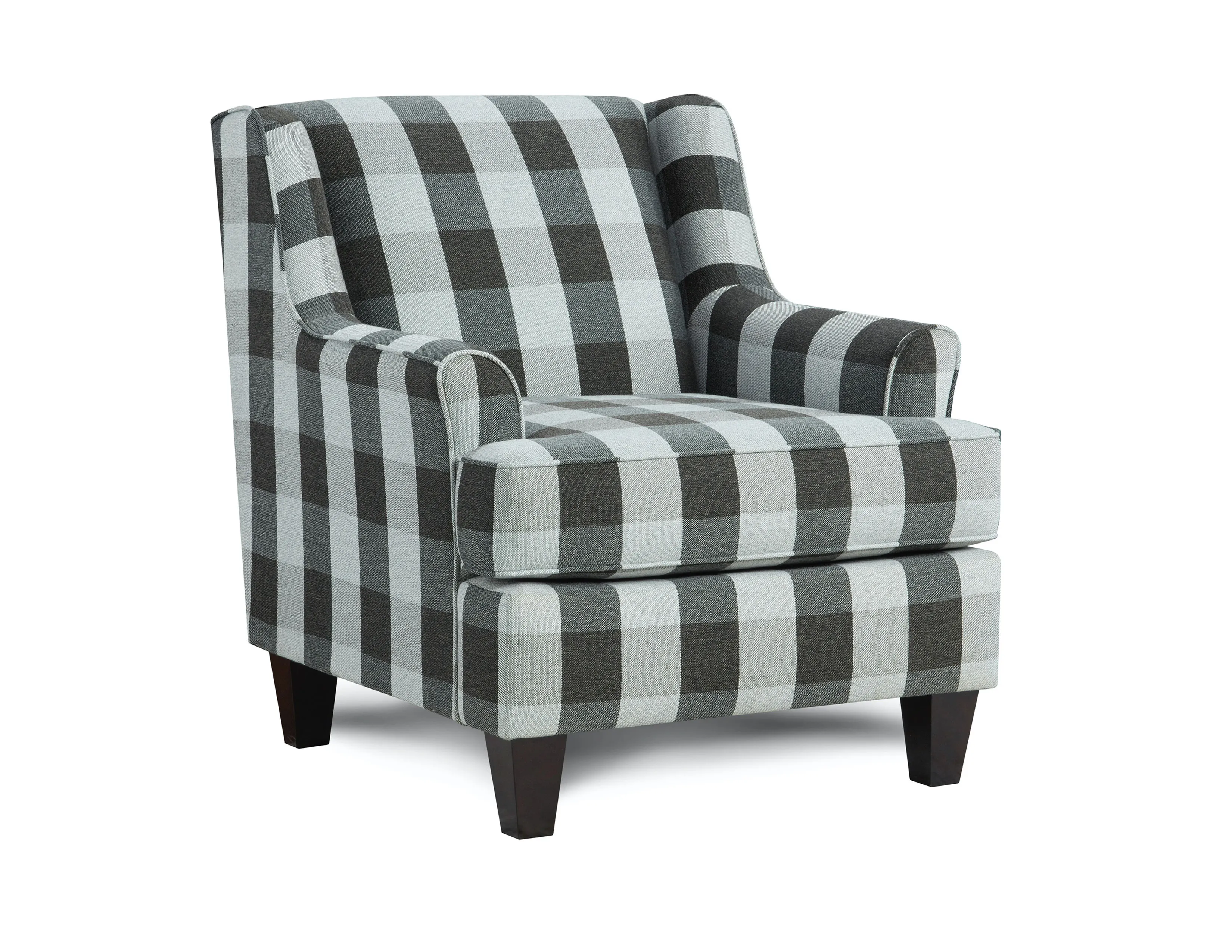 Block Party Ebony Accent Chair (Performance Fabric) 1 Block Party Ebony Accent Chair (Performance Fabric)