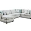 Wendy Linen Stationary Sectional (Includes Pillows) 21 Wendy Linen Stationary Sectional (Includes Pillows)