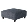 Sugarshack Navy 38" Square Cocktail Ottoman - 109-C