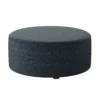 Theron Indigo 39" Round Cocktail Ottoman - 140-C 5 Theron Indigo 39" Round Cocktail Ottoman - 140-C