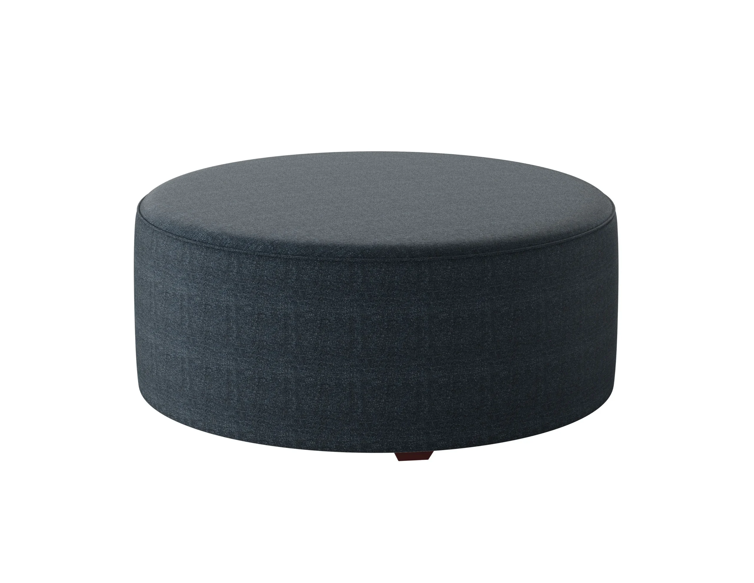 Theron Indigo 39" Round Cocktail Ottoman - 140-C 1 Theron Indigo 39" Round Cocktail Ottoman - 140-C