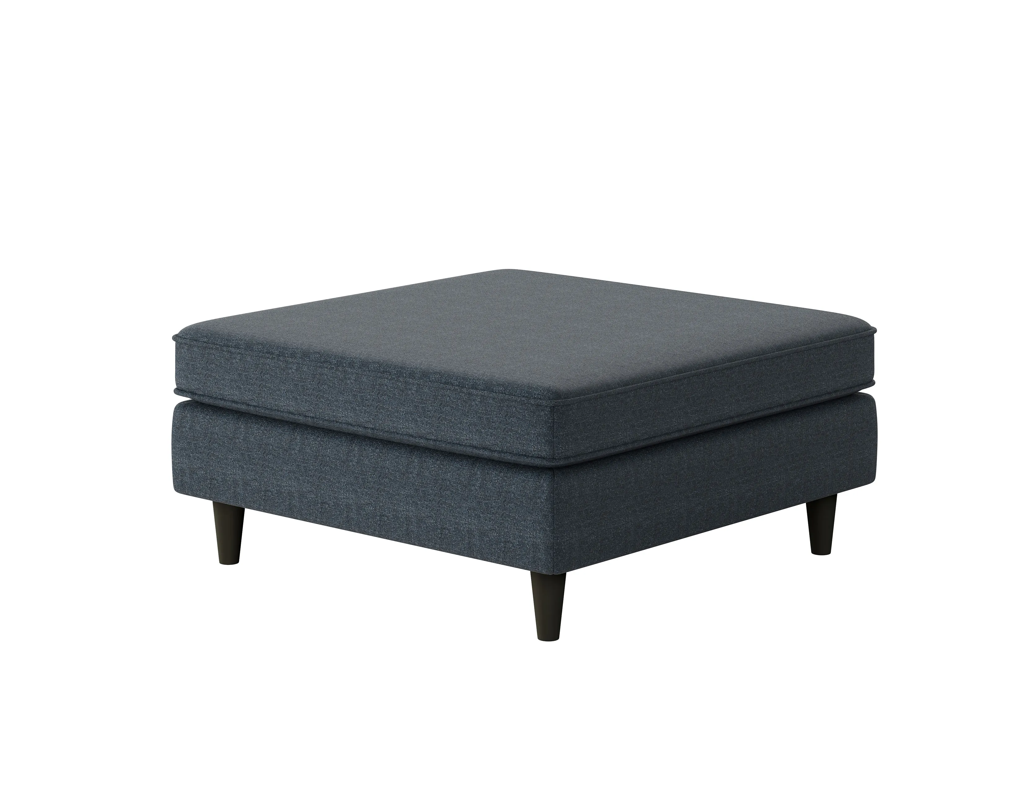 Theron Indigo 38" Square Cocktail Ottoman 170-C 1 Theron Indigo 38" Square Cocktail Ottoman 170-C