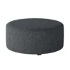 Truth or Dare Navy 39" Round Cocktail Ottoman - 140-C 4 Truth or Dare Navy 39" Round Cocktail Ottoman - 140-C