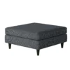 Truth or Dare Navy 38" Square Cocktail Ottoman 170C